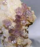 3cms AMETHYST SCEPTER PURPLE HERKIMER DIAMONDS LIKE MATRIX MINERAL SPECIMEN A238
