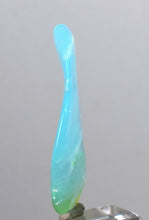 Load image into Gallery viewer, 9.5cts GEM BLUE OPAL SEASCAPE PERU TUMBLED PENDANT CARIBEAN TURQUOISE COLOR B140
