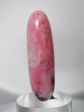 5.6grs PINK OPAL CABOCHON LANDSCAPE PENDANT QUARTZ DENDRITES CORAL COLOR B294