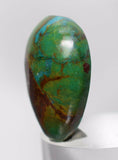 18carats GEM SILICA CHRYSOCOLLA EMERALDINE CABOCHON CHALCEDONY PERU EMERALD JADE COLOR B226