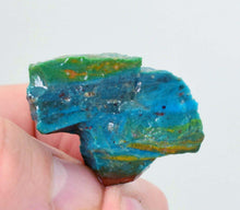 Load image into Gallery viewer, 11Grs ROYAL BLUE OPAL ROUGH PERU CARIBEAN TURQUOISE JADE COLOR JEWELRY O404
