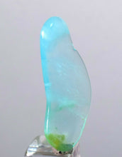 Load image into Gallery viewer, 9.5cts GEM BLUE OPAL SEASCAPE PERU TUMBLED PENDANT CARIBEAN TURQUOISE COLOR B140
