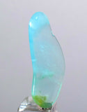 9.5cts GEM BLUE OPAL SEASCAPE PERU TUMBLED PENDANT CARIBEAN TURQUOISE COLOR B140