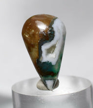 Load image into Gallery viewer, 11carats GEM SILICA CHRYSOCOLLA CABOCHON CHALCEDONY PERU EMERALD JADE COLOR B278
