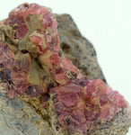 4cms GEM RHODOCHROSITE MANGANITE CRYSTALS UCHUCCHACUA MINERAL SPECIMEN R562