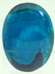 3.8cms PREMIUM BLUE CHRYSOCOLLA CABOCHON PERU EILAT STONE TURQUOISE COLOR B401