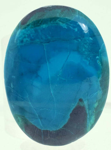 3.8cms PREMIUM BLUE CHRYSOCOLLA CABOCHON PERU EILAT STONE TURQUOISE COLOR B401