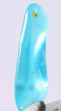 Load image into Gallery viewer, 1cts GEM BLUE OPAL SEASCAPE PERU TUMBLED PENDANT CARIBEAN TURQUOISE COLOR B155
