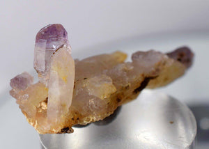 3cms AMETHYST SCEPTER CATHEDRAL SKELETAL CRYSTALS QUARTZ MINERAL SPECIMEN A241