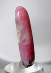5.6grs PINK OPAL CABOCHON LANDSCAPE PENDANT QUARTZ DENDRITES CORAL COLOR B294
