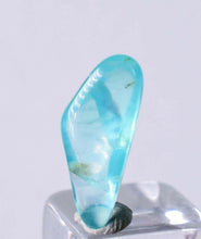 Load image into Gallery viewer, 1.5cts GEM BLUE OPAL SEASCAPE PERU TUMBLED PENDANT CARIBEAN TURQUOISE COLOR B150
