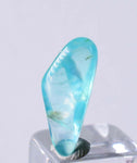 1.5cts GEM BLUE OPAL SEASCAPE PERU TUMBLED PENDANT CARIBEAN TURQUOISE COLOR B150
