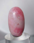 5.3grs PINK OPAL CABOCHON LANDSCAPE PENDANT QUARTZ DENDRITES CORAL COLOR B295