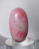 5.3grs PINK OPAL CABOCHON LANDSCAPE PENDANT QUARTZ DENDRITES CORAL COLOR B295