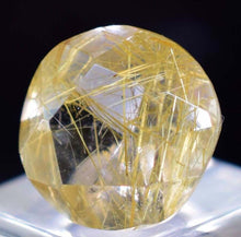 Load image into Gallery viewer, 3cts GEM QUARTZ GOLDEN RUTILATED FACETED CABOCHON RUTILE PENDANT JEWELRY B517
