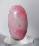 5.3grs PINK OPAL CABOCHON LANDSCAPE PENDANT QUARTZ DENDRITES CORAL COLOR B295