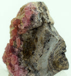 4cms GEM RHODOCHROSITE MANGANITE CRYSTALS UCHUCCHACUA MINERAL SPECIMEN R562