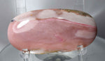 35.5grs PINK OPAL CABOCHON LANDSCAPE PENDANT QUARTZ DENDRITES CORAL COLOR B281a