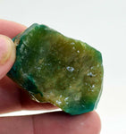 37.1grs GEM SILICA CHRYSOCOLLA ROUGH CHALCEDONY EMERALDINE JADE COLOR NEW FIND S935