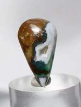 Load image into Gallery viewer, 11carats GEM SILICA CHRYSOCOLLA CABOCHON CHALCEDONY PERU EMERALD JADE COLOR B278
