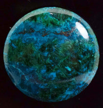 Load image into Gallery viewer, 2.9cms PREMIUM BLUE CHRYSOCOLLA CABOCHON PERU EILAT STONE TURQUOISE COLOR B393
