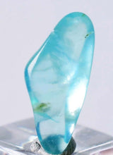 Load image into Gallery viewer, 1.5cts GEM BLUE OPAL SEASCAPE PERU TUMBLED PENDANT CARIBEAN TURQUOISE COLOR B150
