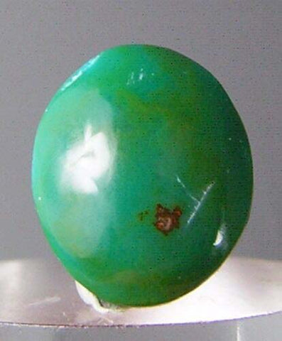 3.5cts GEM SILICA CHRYSOCOLLA CABOCHON CHALCEDONY PERU EMERALD JADE COLOR B244